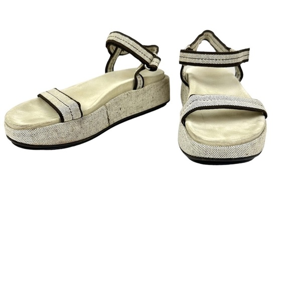 Vintage Prada Platform Velcro Sandals Size 10 - Picture 1 of 14